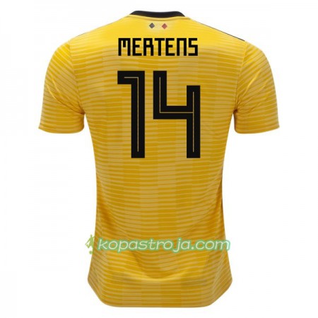 Billiga Fotbollströjor Belgien Mertens 14 VM 2018 Borta tröja